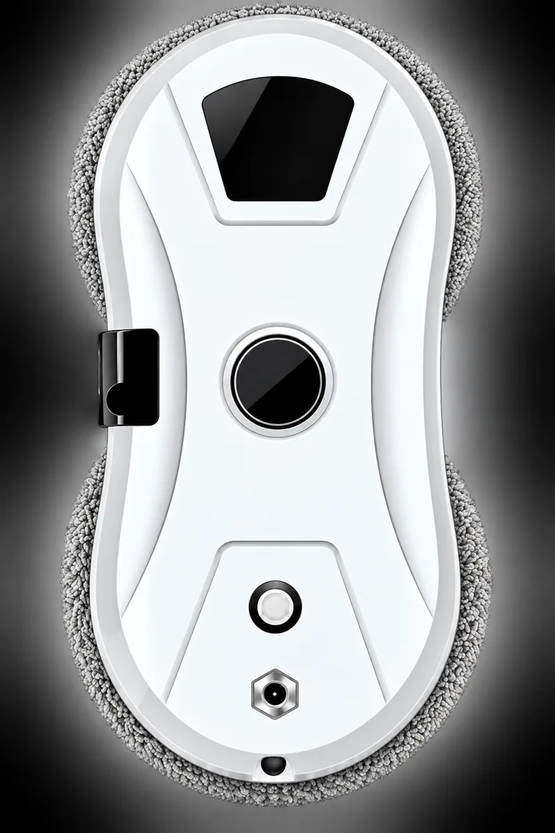 Vitrela window cleaning robot, front view